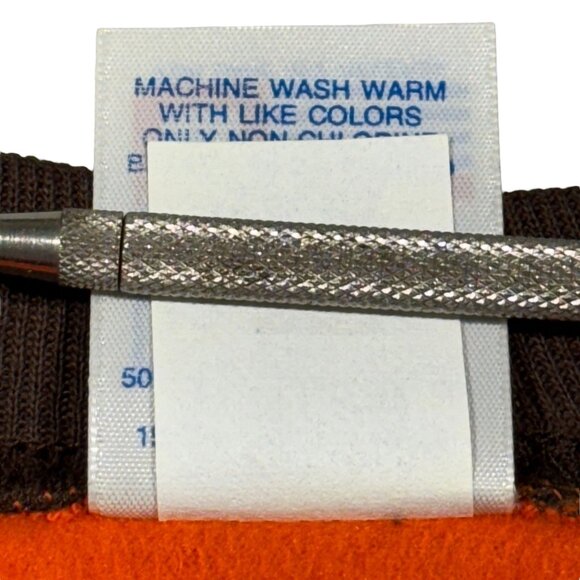 Cleveland Browns Vintage 80s Sweatshirt L Garan Inc. Brown & Orange Rare - Picture 6 of 10